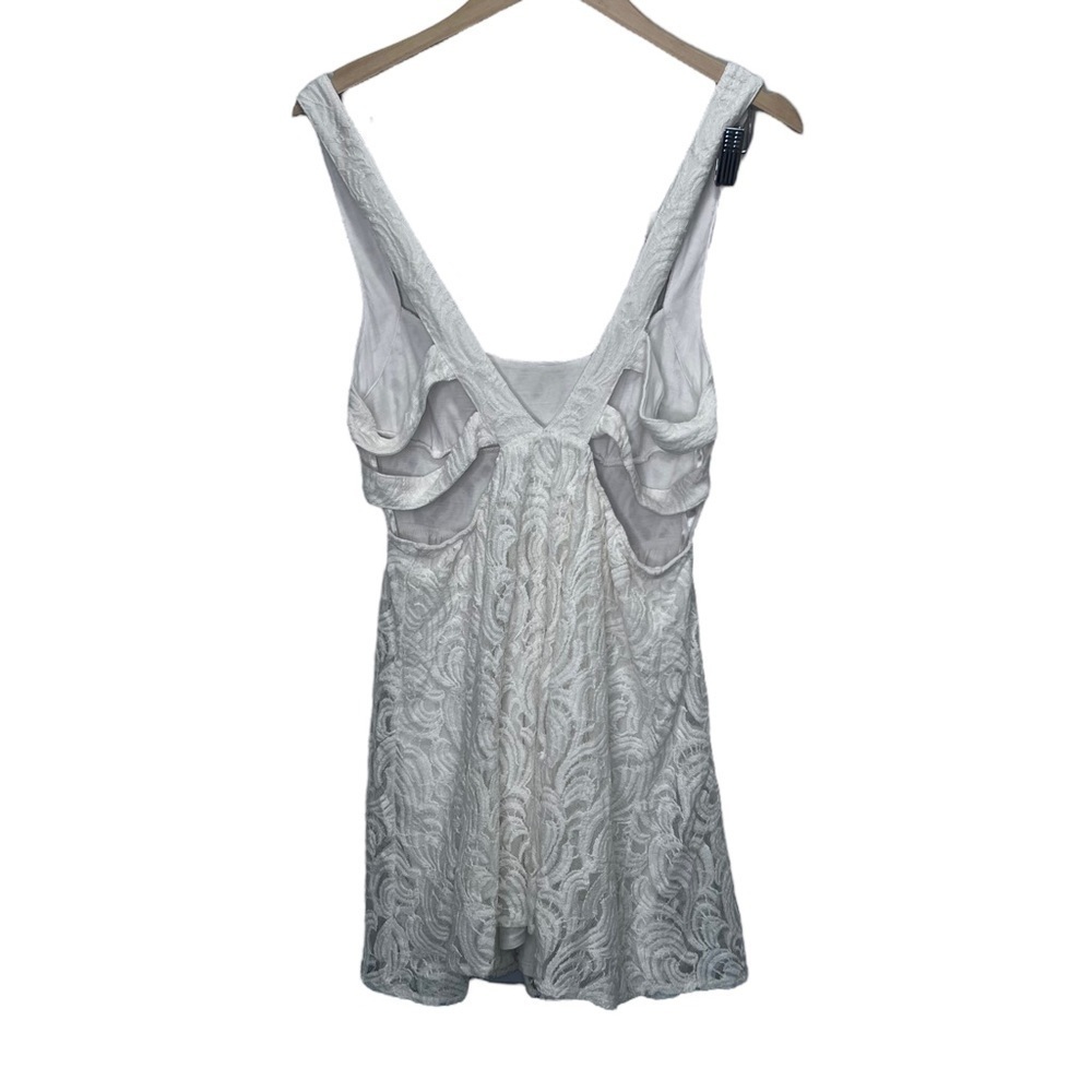 Free People Knit Crochet Mini Dress Size Small - Picture 11 of 11